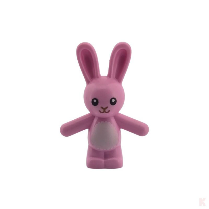 Klemos KL-40151 Klemmbaustein Hase rosa