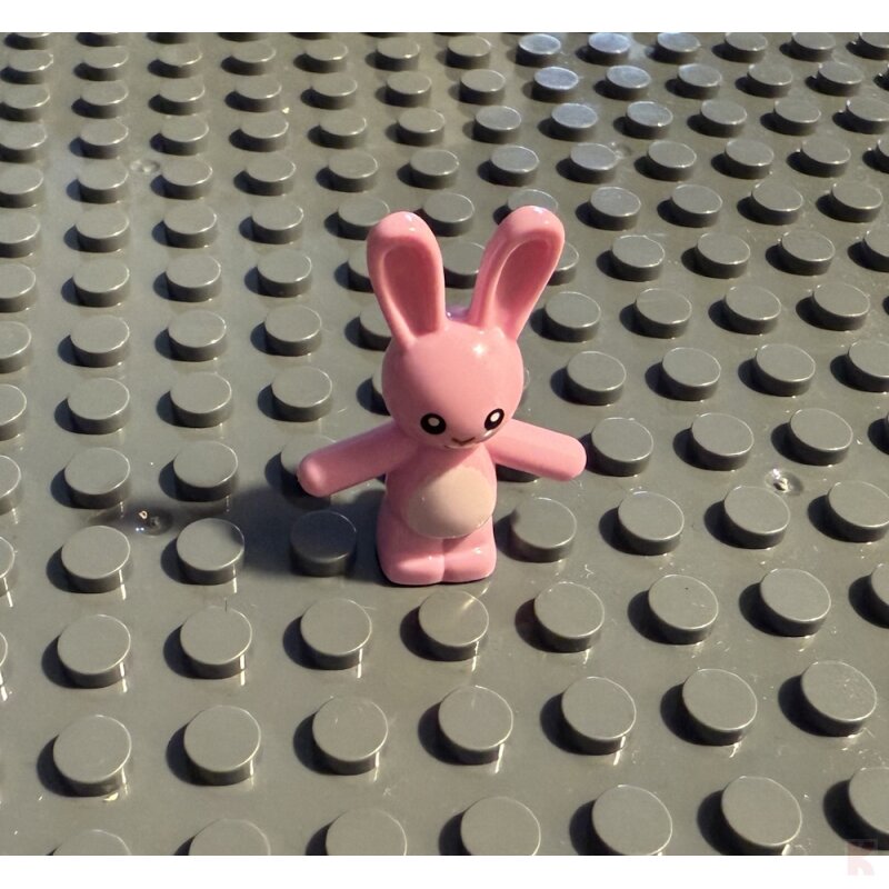 Klemos KL-40151 Klemmbaustein Hase rosa