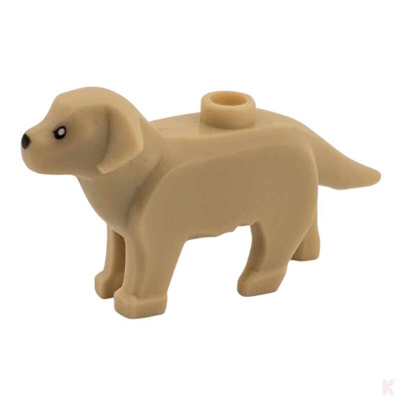 Klemos KL-40153 Klemmbaustein Hundewelpe beige