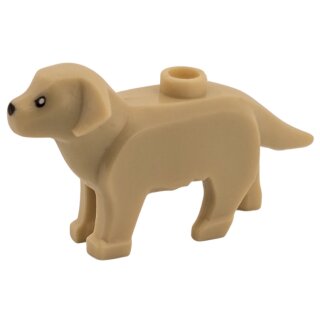 Klemos KL-40153 Klemmbaustein Hundewelpe beige
