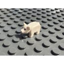 Klemos KL-40158 Klemmbaustein Ferkel Schwein weiß