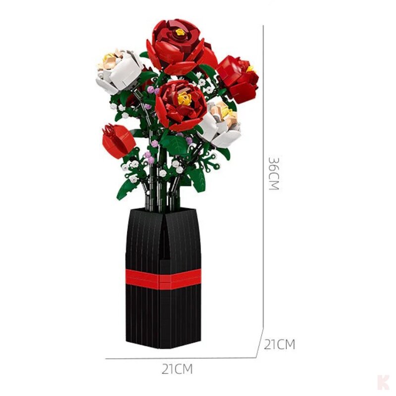Jie Star JJ9212 Rosen im Topf