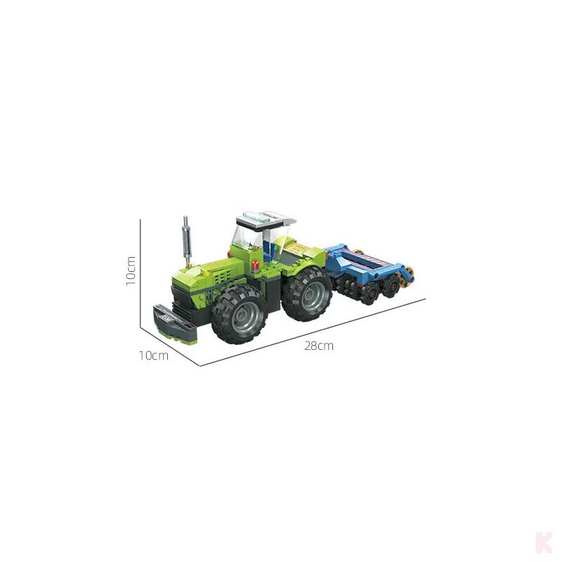 Jie Star 59229 Traktor mit Egge
