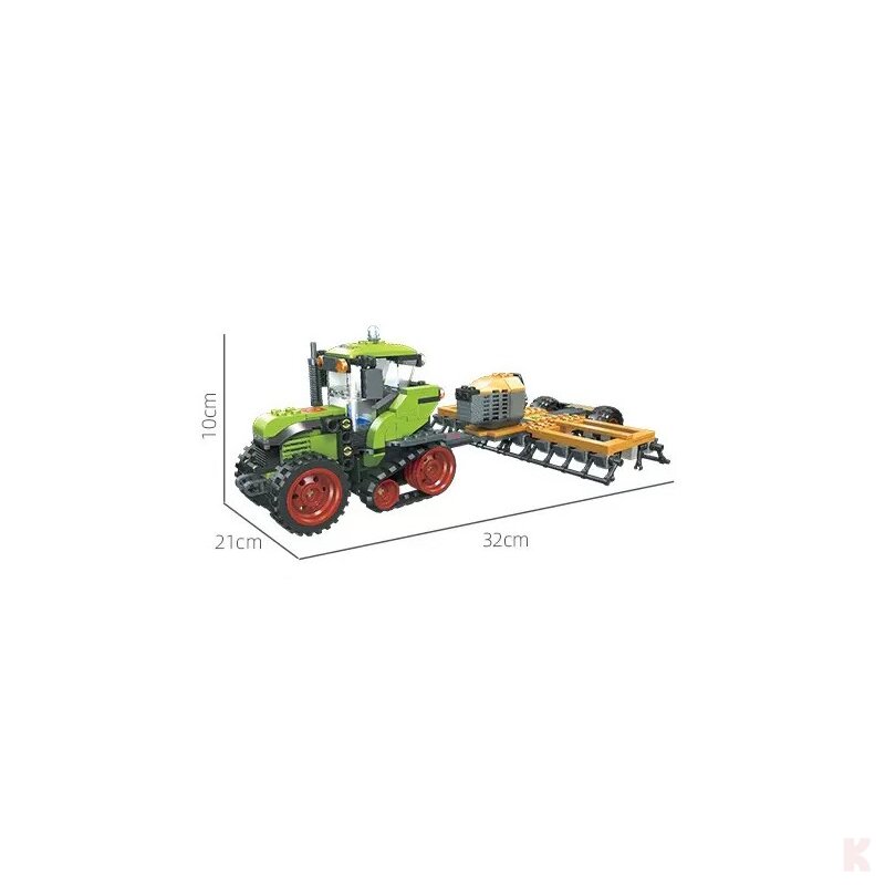 Jie Star 59228 Traktor mit Saatanhängeer
