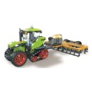Jie Star 59228 Traktor mit Saatanhängeer Klemmbaustein