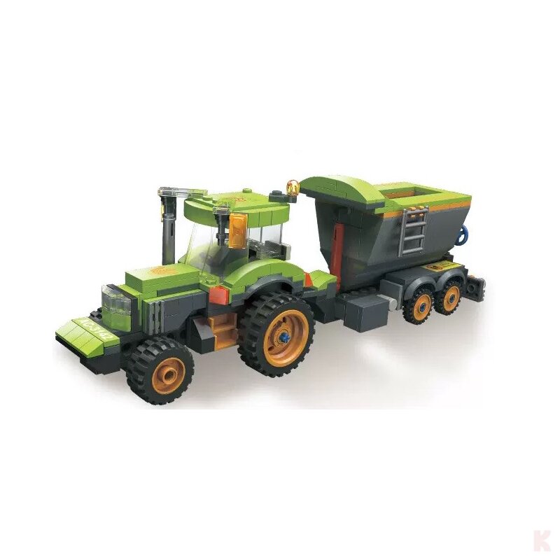 Jie Star 59227 Traktor mit Düngerstreuer Klemmbaustein