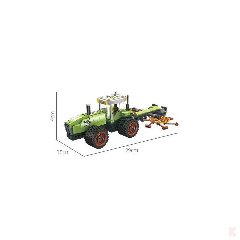 Jie Star 59226 Traktor mit Graswender