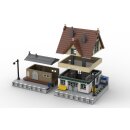 ST-99015 Eisenbahn Modularer Kleinstadt Bahnhof Steindorf