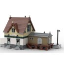 ST-99015 Eisenbahn Modularer Kleinstadt Bahnhof Steindorf