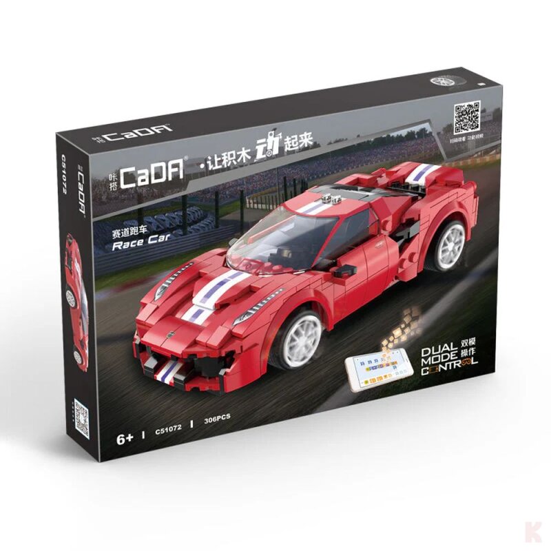 CaDA C51072W Red Race Car RC