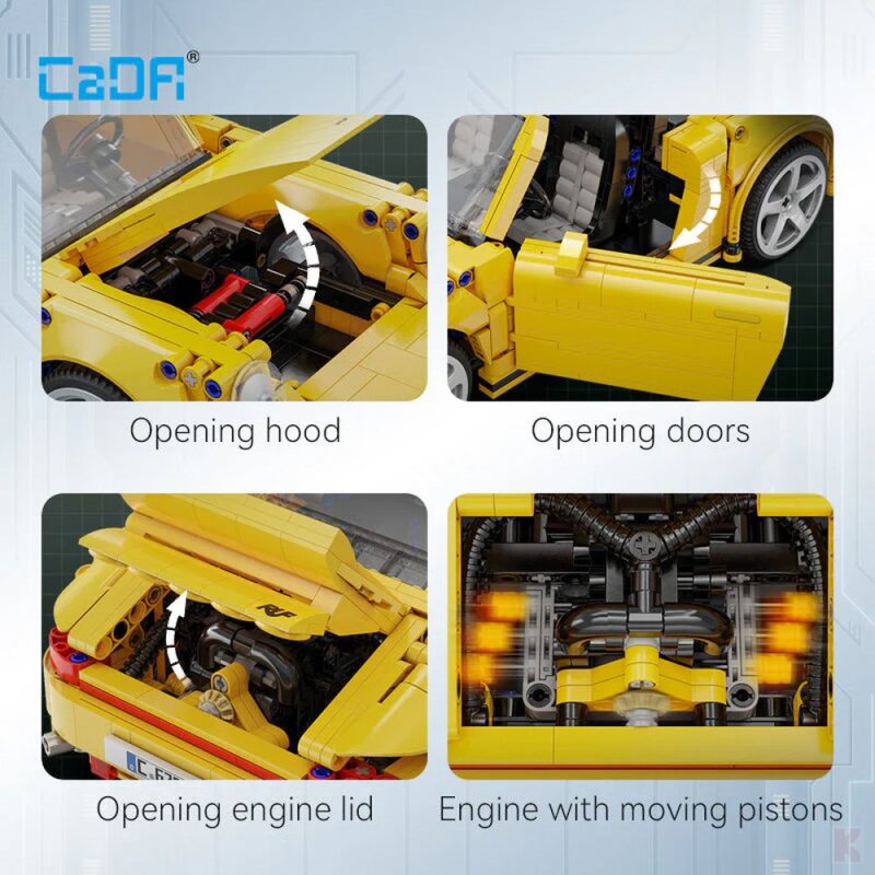 CaDA C62003W RUF CTR Yellowbird