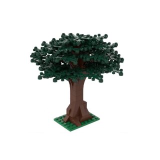 ST-99004 Klemmbausteine Großer Baum dunkelgrün