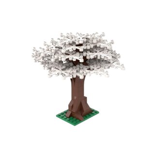 ST-99008 Klemmbausteine Großer Baum weiß