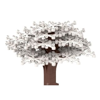 ST-99008 Klemmbausteine Gro&szlig;er Baum wei&szlig;