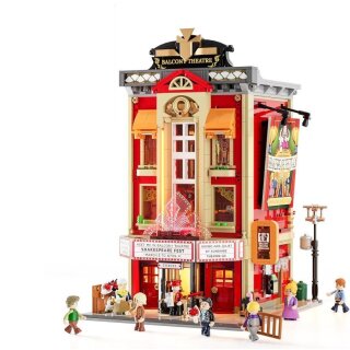 Funwhole F9056 Balkon Theater mit LED Beleuchtung Klemmbaustein