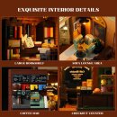 Funwhole F9031 Stadtcafé mit LED Beleuchtung