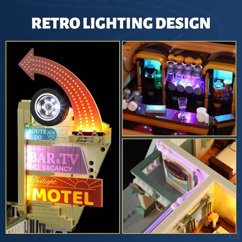 Funwhole F9054 City Motel mit LED Beleuchtung