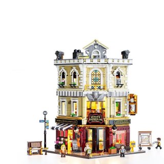 Funwhole F9033 Antiquitätengeschäft mit LED Beleuchtung Klemmbaustein