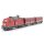 ST-97100 Rote Lokomotive Deutsche Bahn AG mit Speise-und Personenwagen Klemmbaustein