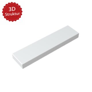 Klemos Fliese 1x4 – individuell bedruckte Klemmbaustein-Fliese mit 3D Struktur