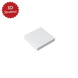 Klemos Fliese 2x2 – individuell bedruckte Klemmbaustein-Fliese mit 3D Struktur