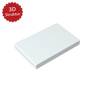 Klemos Fliese 2x3 – individuell bedruckte Klemmbaustein-Fliese mit 3D Struktur