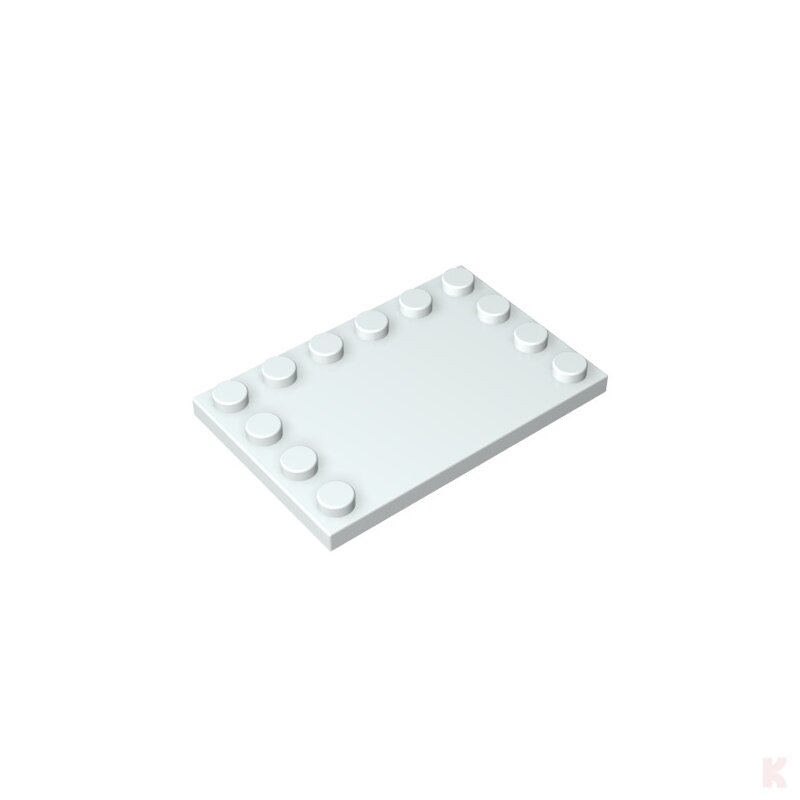 Klemos Fliese 4x6 mit Noppen – individuell bedruckte Klemmbaustein-Fliese