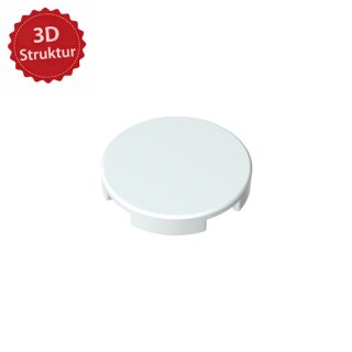 Klemos Fliese 2x2 Rund – individuell bedruckte Klemmbaustein-Fliese mit 3D Struktur