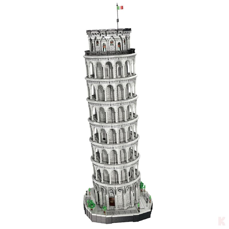 Reobrix 66025 Schiefer Turm von Pisa Klemmbaustein
