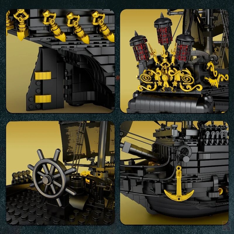 Reobrix 66036 Piratenschiff Black Pearl