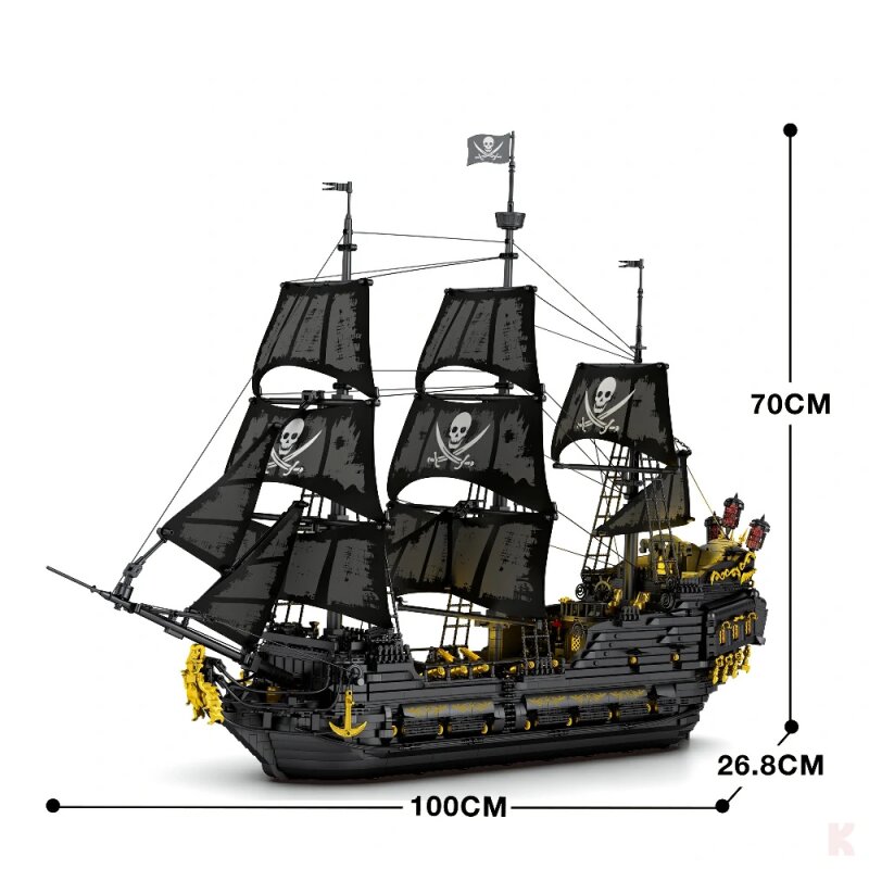 Reobrix 66036 Piratenschiff Black Pearl