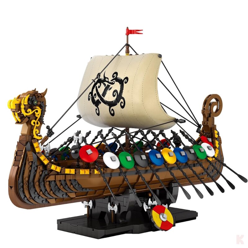 Reobrix 66101 Wikinger Schiff Klemmbaustein