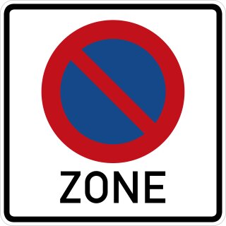 Klemos 2x2 – Verkehrszeichen Halteverbot 290.1