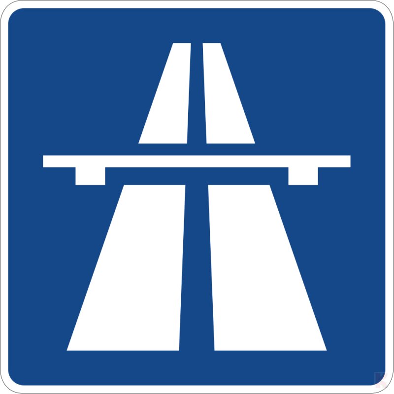 Klemos 2x2 – Verkehrszeichen Autobahn 330