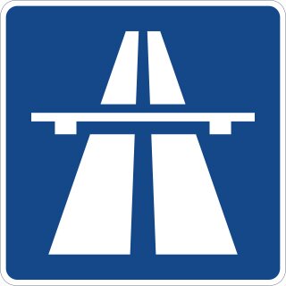 Klemos 2x2 &ndash; Verkehrszeichen Autobahn 330