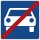 Klemos 2x2 – Verkehrszeichen Kraftfahrstraße Ende 331.2