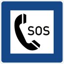 Klemos 2x2 – Verkehrszeichen Notrufsäule 365-51