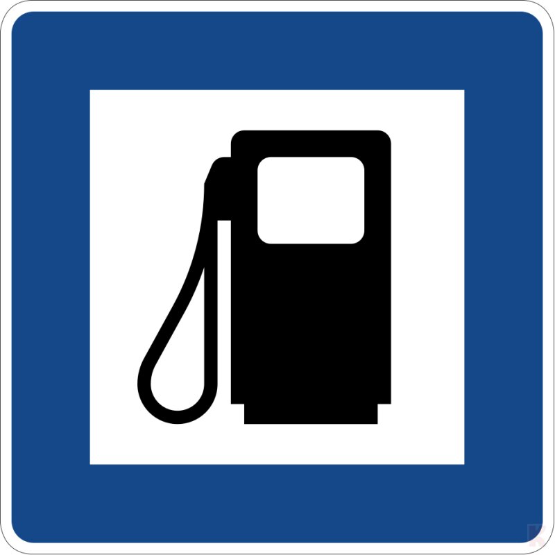 Klemos 2x2 – Verkehrszeichen Tankstelle 365-52
