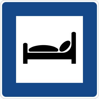 Klemos 2x2 – Verkehrszeichen Hotel 365-55