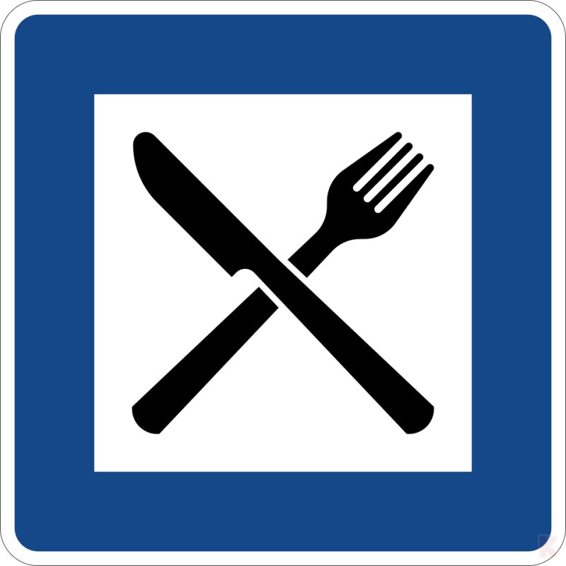 Klemos 2x2 – Verkehrszeichen Gasthaus 365-56