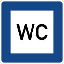 Klemos 2x2 – Verkehrszeichen Toilette 365-58