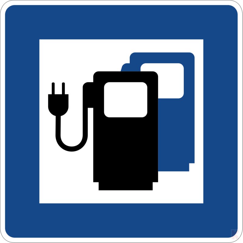 Klemos 2x2 – Verkehrszeichen Ladestation Elektro 365-65