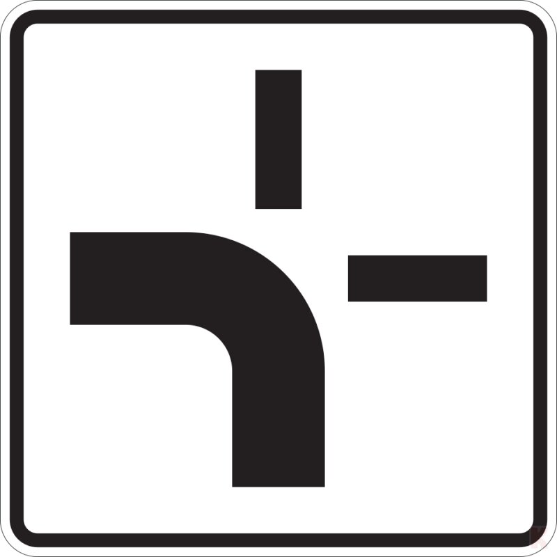 Klemos 2x2 – Verkehrszeichen Verlauf Vorfahrtsstraße 1002-10