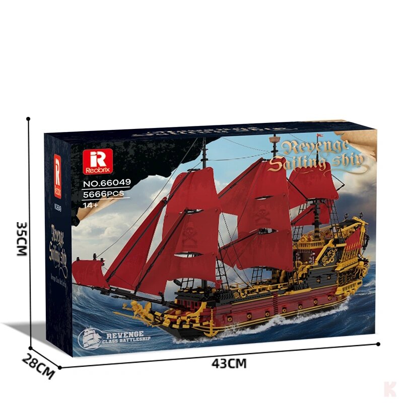 Reobrix 66049 Segelschiff Revenge