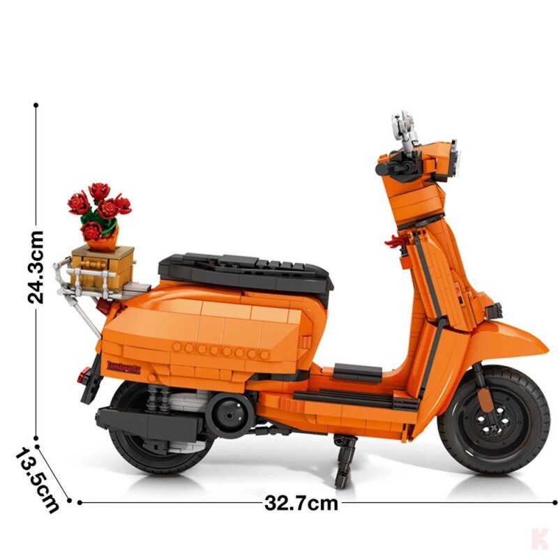 Reobrix 11036 Retro Scooter orange