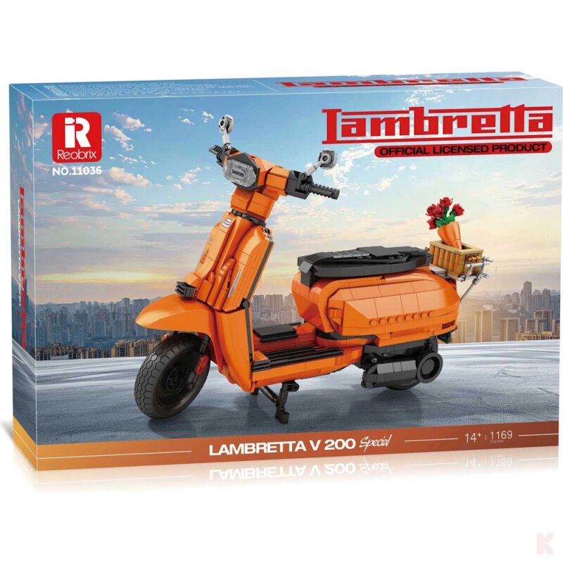 Reobrix 11036 Retro Scooter orange