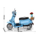 Reobrix 11037 Retro Scooter blau