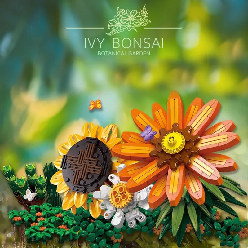 Jie Star JJ9034 Ivy Bonsai Klemmbausteinset