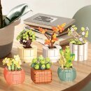 Jie Star JJ9080 6 kleine Bonsai Bäume Klemmbausteinset