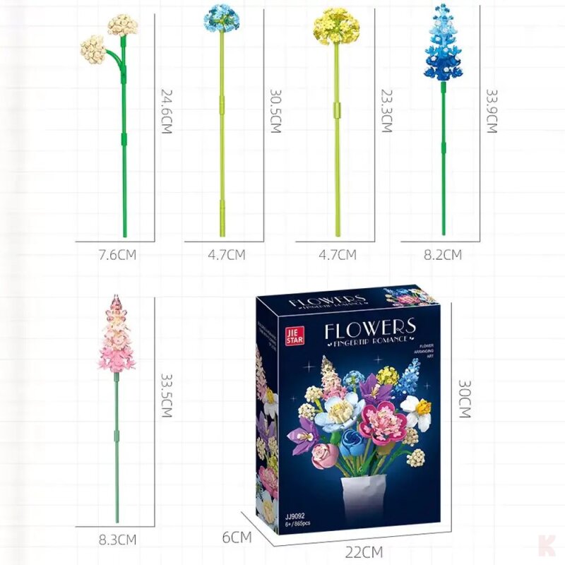 Jie Star JJ9092 Blumenstrauß Romantik
